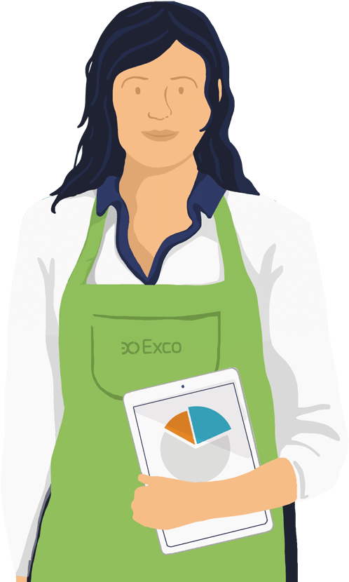 Exco Is A Network Of Fertilisers Of Passionate Companies - Illustration (500x836)