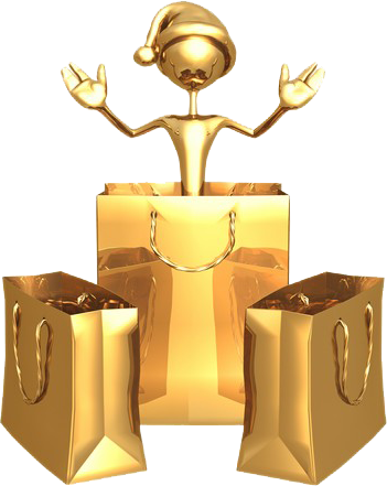 Bonshommes Dorés - Золотые Человечки Дом (351x441)