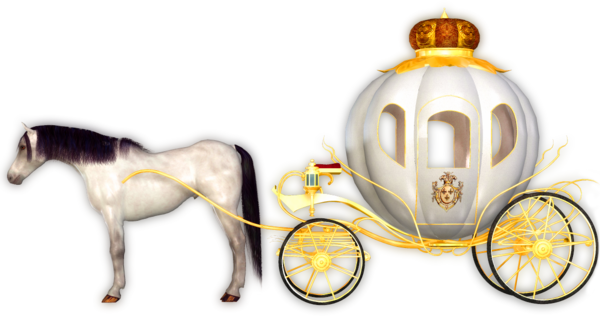 Accessoire Tube Pour Creation - Карета Клипарт (600x316)