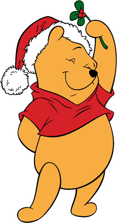 Christmas Clipart Pooh Winnie - Winnie The Pooh And Friends (400x752)