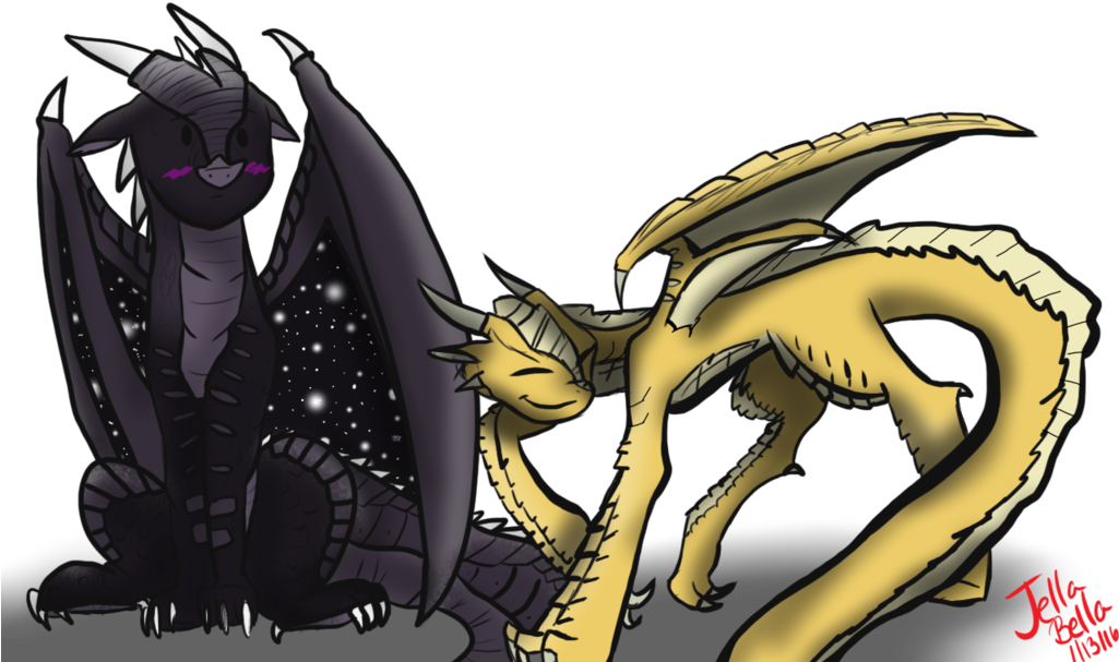 Sunny And Starflight By Blazing-fox - Wings Of Fire Sunny And Starflight (1024x655)