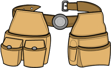 Tool Belt By Sabremushy - Cartoon (500x500)