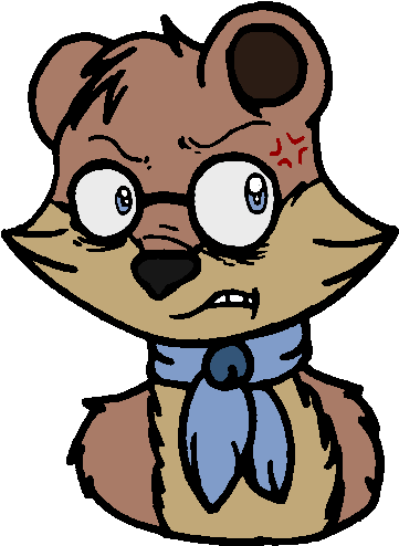 Otter Clipart Angry - Otter Clipart Angry (483x592)