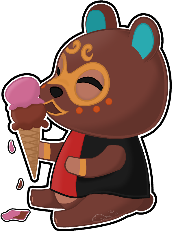 Animal Crossing - Animal Crossing Clay The Hamster (900x900)