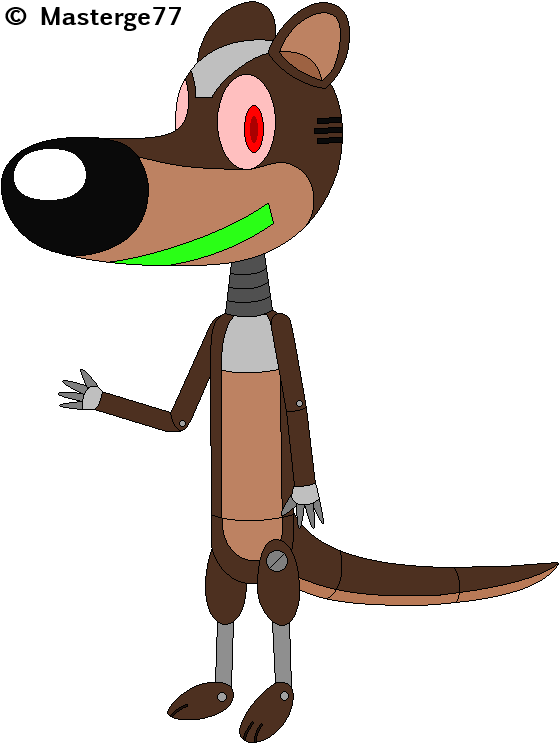 Lutroid The Robot Otter By Masterge77 - Cartoon (568x752)