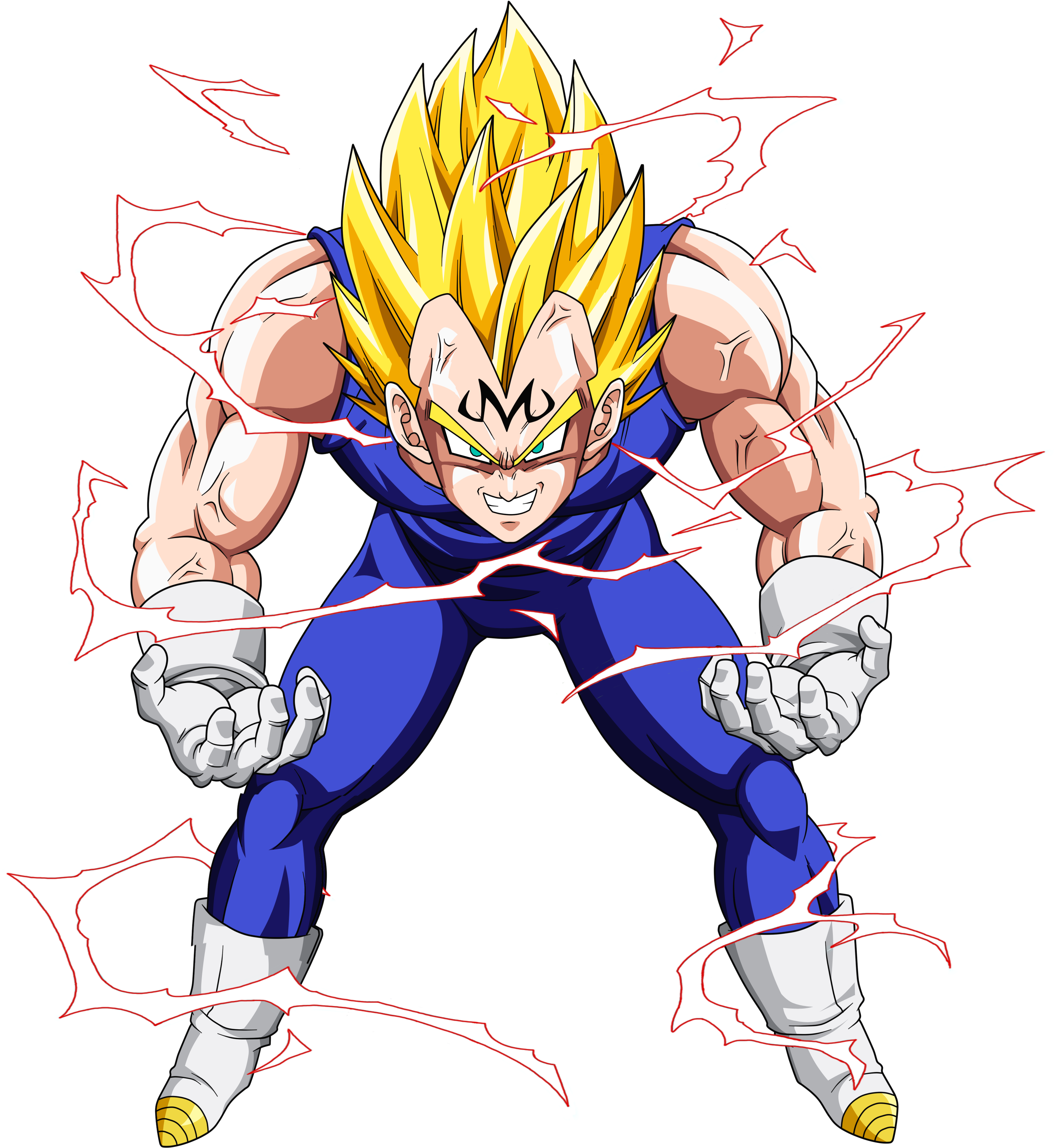 Goku Clipart Vegeta - Goku Clipart Vegeta (2962x3218)
