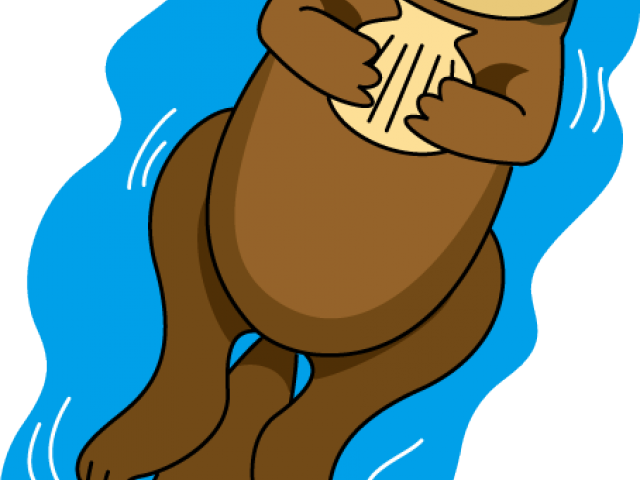 Otter Clipart Two - Sea Otter Clip Art (640x480)
