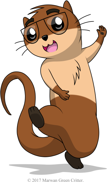 The Cutest Otter By Marwangreencritter - Otter (800x800)