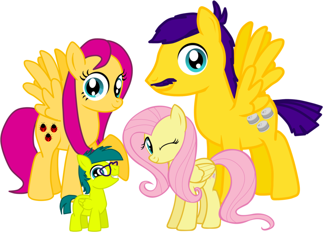 Fluttershy's Family By Shadymeadow - Fluttershys Brother Mlp (1056x757)
