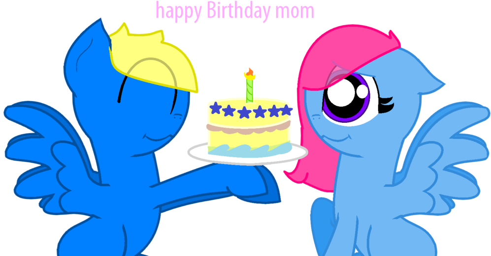 Happy Birthday Mom By Edinho284 - Cartoon (1024x541)