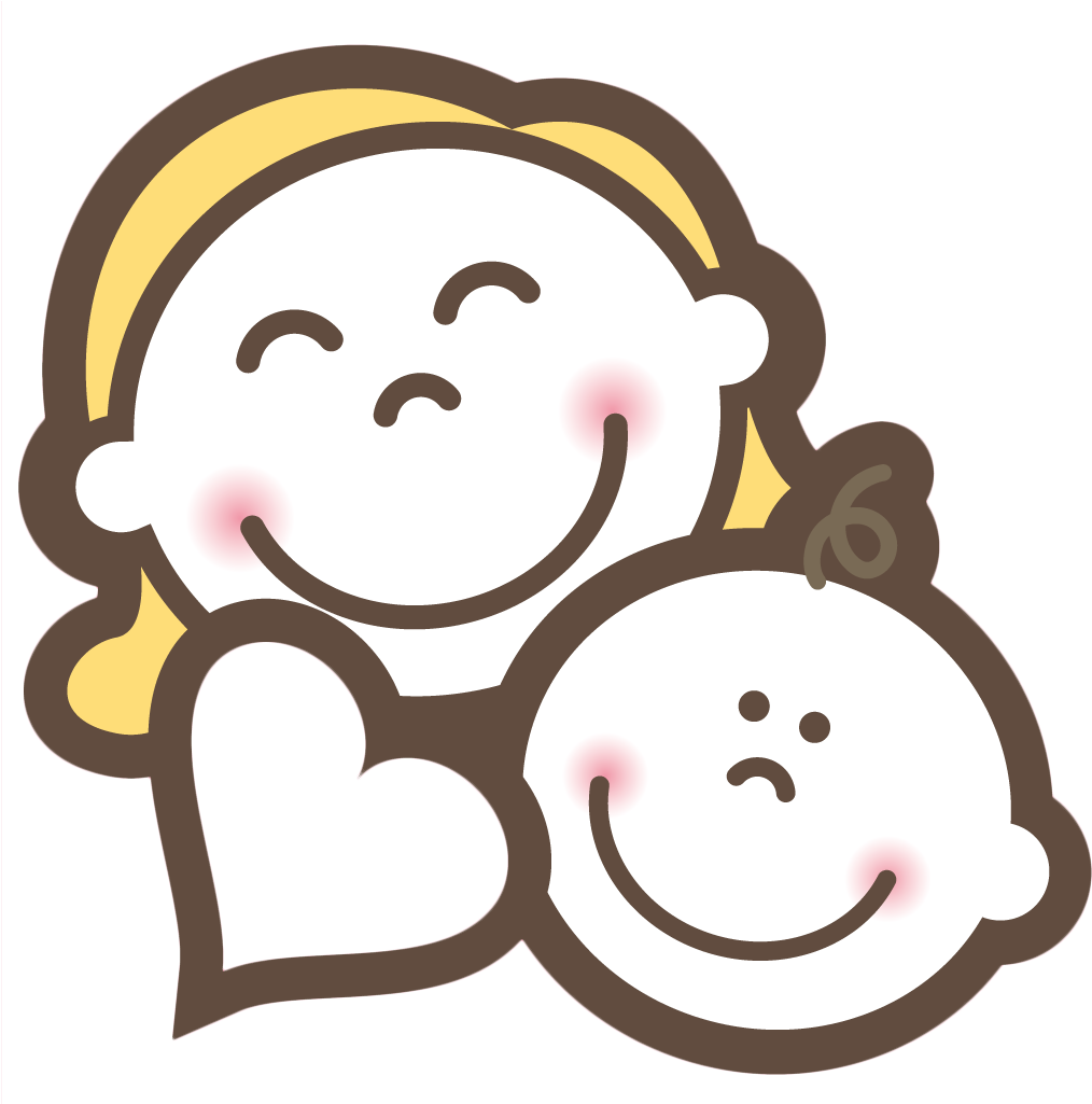 Baby And Mom Smile - Png Mom And Baby (1024x1024)