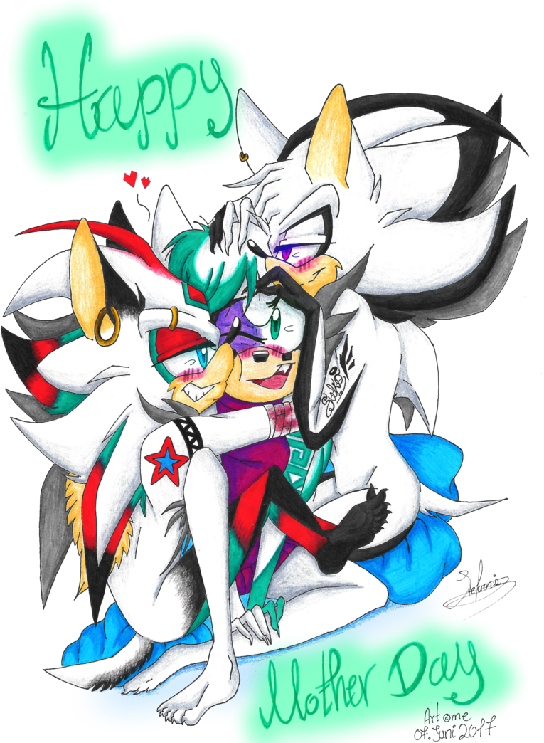 Happy Mother Day By Saphir Chan16 Sonsha - Cartoon (765x1044)