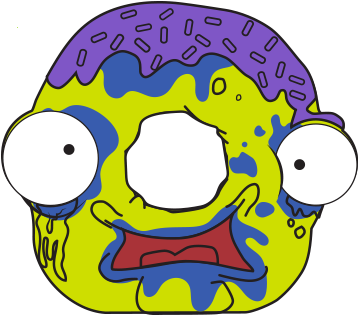 Dodgey Donut Lime - Dodgy Donut Grossery Gang (400x400)