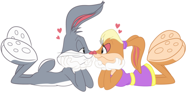 Cartoons Bugs And Lola Bugs Bunny Baby Looney Tunes - Bugs Bunny And Lola Love (640x340)