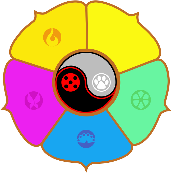 Mfc Flower - Miraculous Ladybug Miraculouses Logo (669x714)