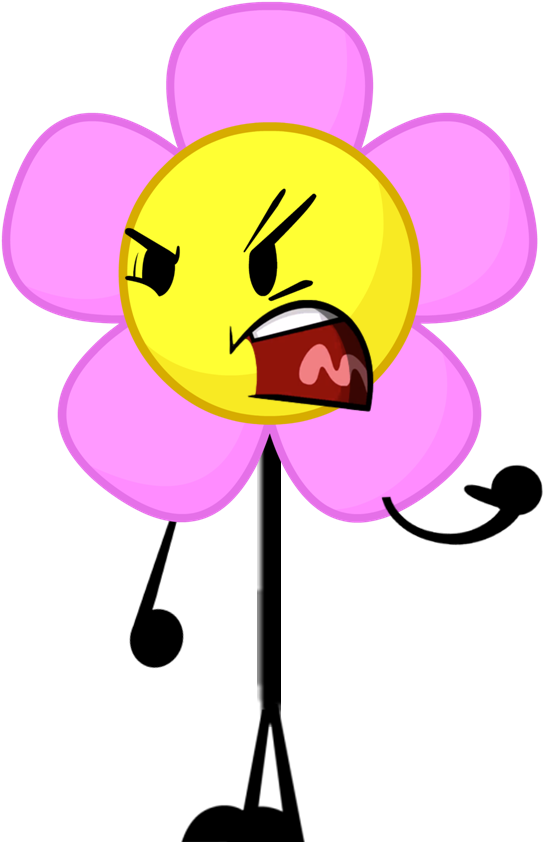 Flower Pose - Battle For Dream Island Flower (554x846)