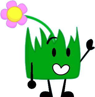 Flower Grassy Newer Pose - Flower (378x362)