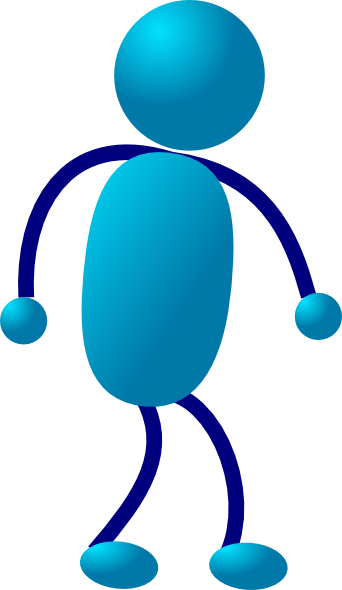 Stickman Picture - Stick Men Walking Png (342x590)