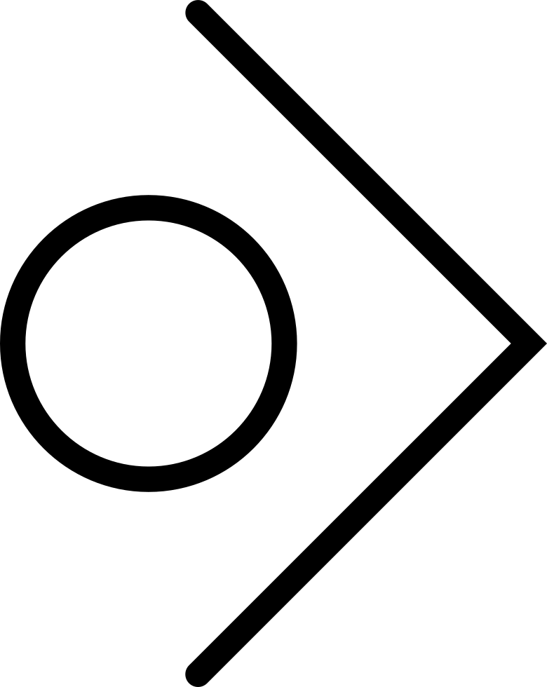 Right Chevron With Circle Comments - Icon (780x980)