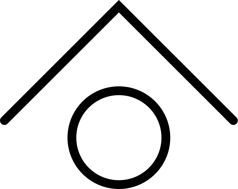 Up Chevron And Circles Comments - Icon (981x780)