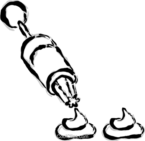 Cake Decorator Royalty Free Vector Clip Art Illustration - Cake Decorator Royalty Free Vector Clip Art Illustration (480x466)