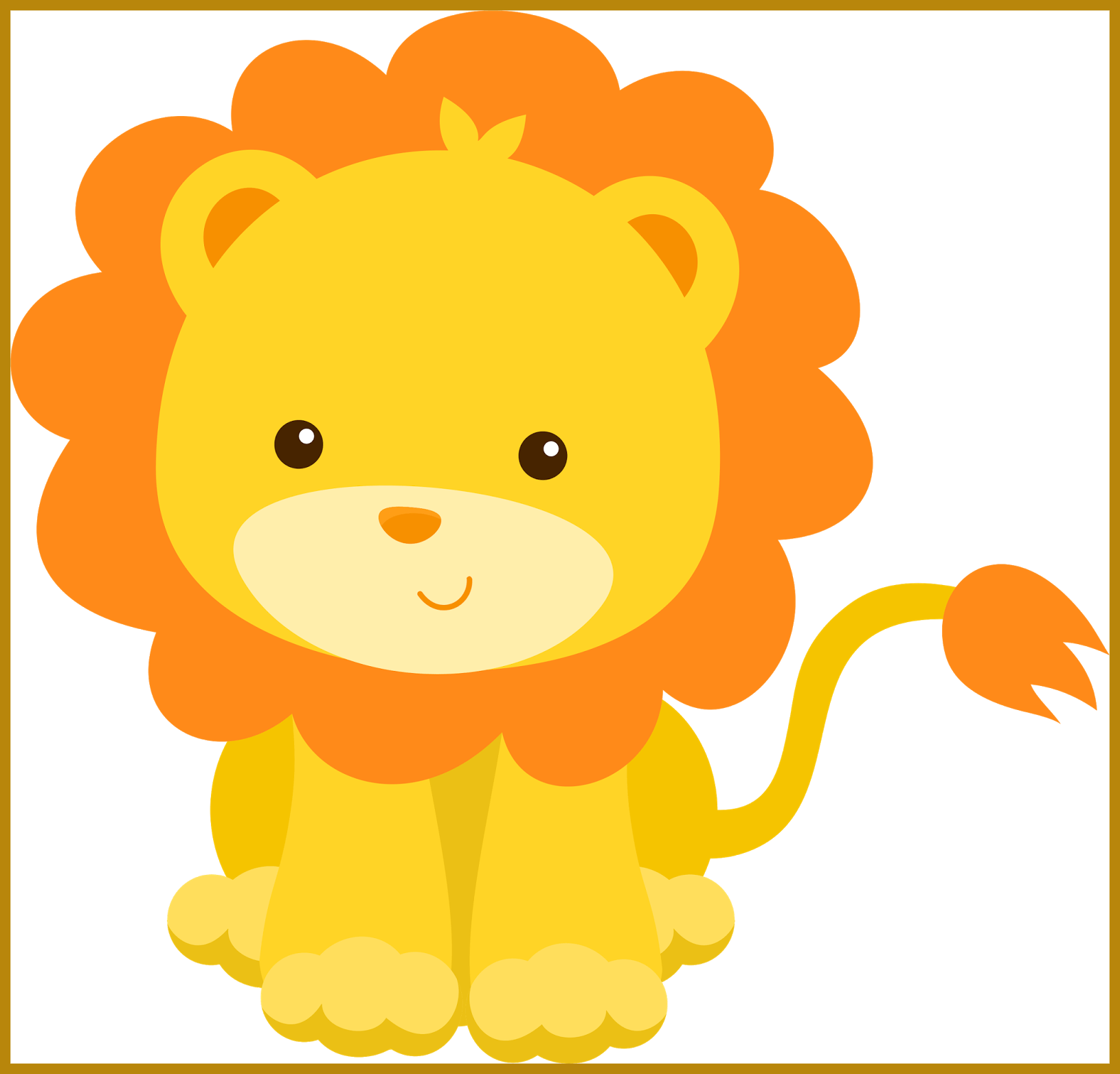 Lion Clipart Lion Clipart Easy Shocking Jungle Baby - Baby Lion Clipart.