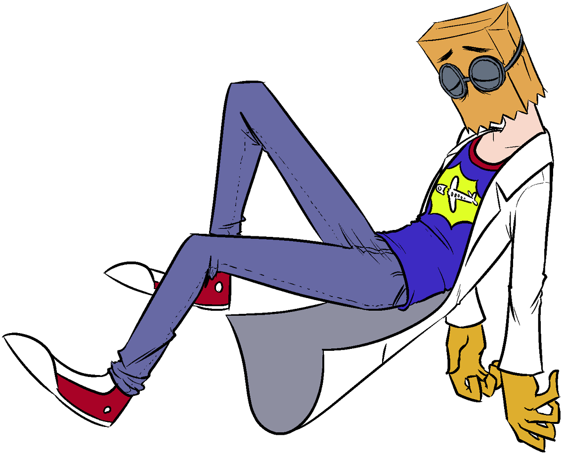 Not Really A Full Fledge Picture But Here's A Disheveled - Cartoon (1280x1076)