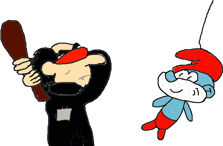 Gargamel Enjoy His Party By Pitufotontin - The Smurfs (1051x469)