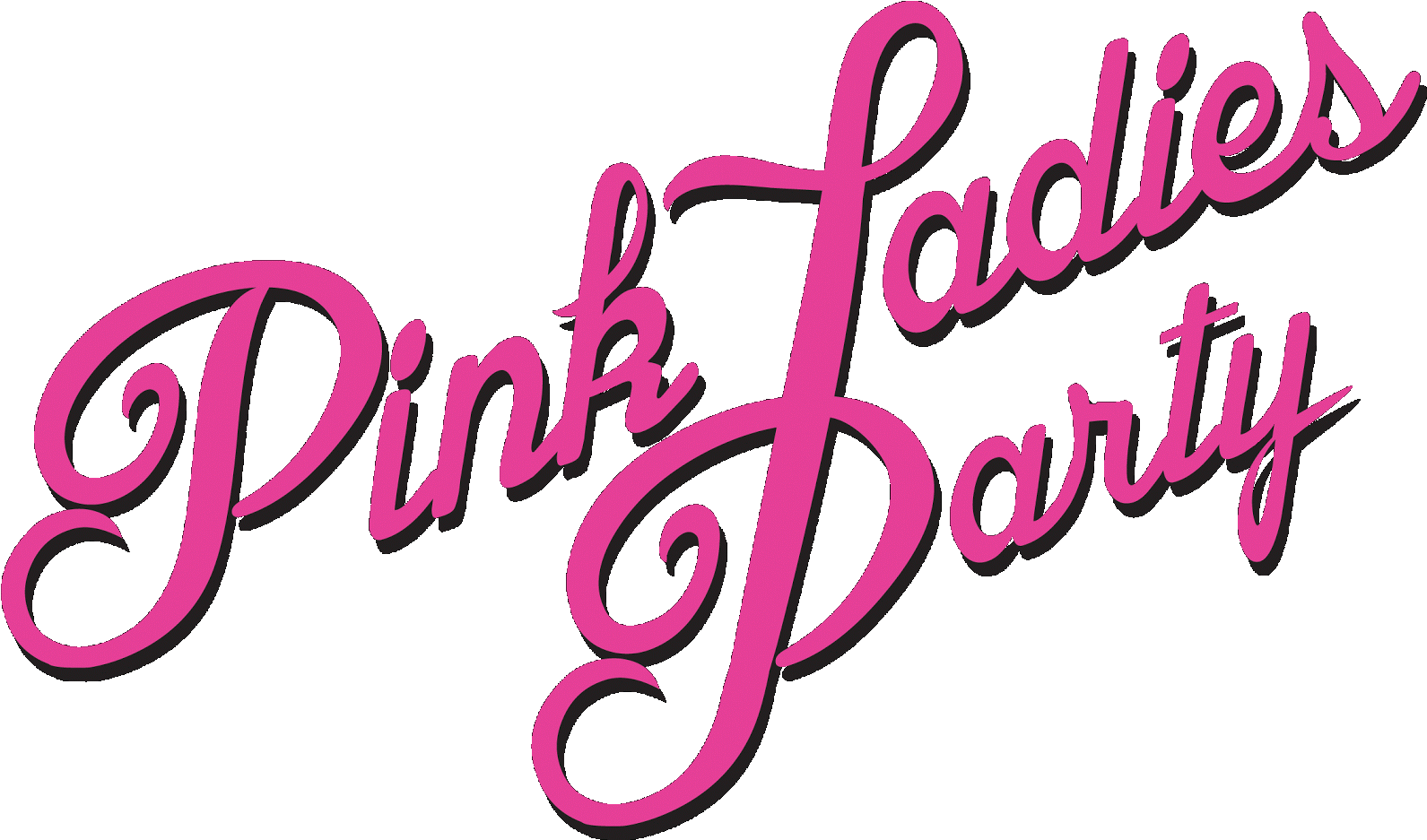 Pink Ladies Grease Font For Kids - Nombre De Grupos De Mujeres (1600x938)