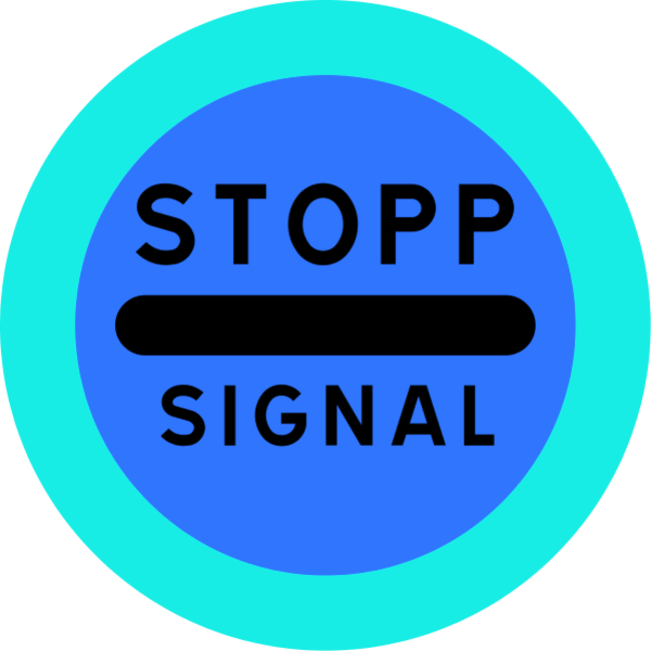 Stop Sign Clip Art Open - Circle (600x600)