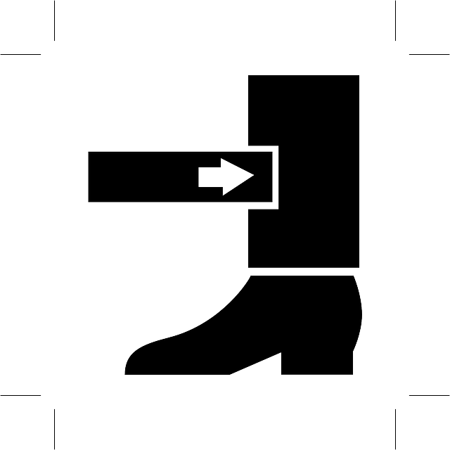 Lower Leg, Injury, Warning, Attention, Black, Sign - Pictogramme Pied (640x640)