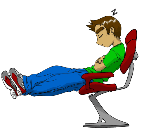 Sleeping Man Animated Gif (500x442)