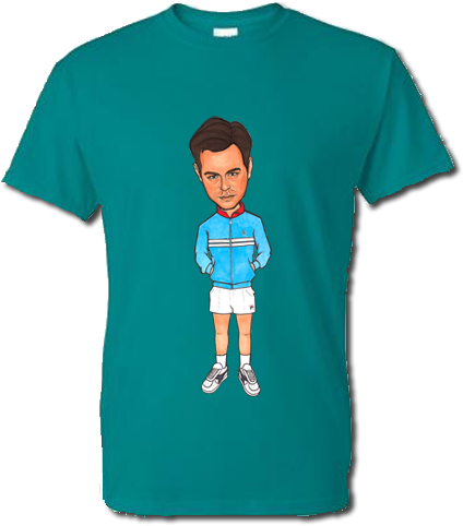 Art Wear T Shirt Featuring Cartoon Danny Dyer Inspired - Clothing (450x563)