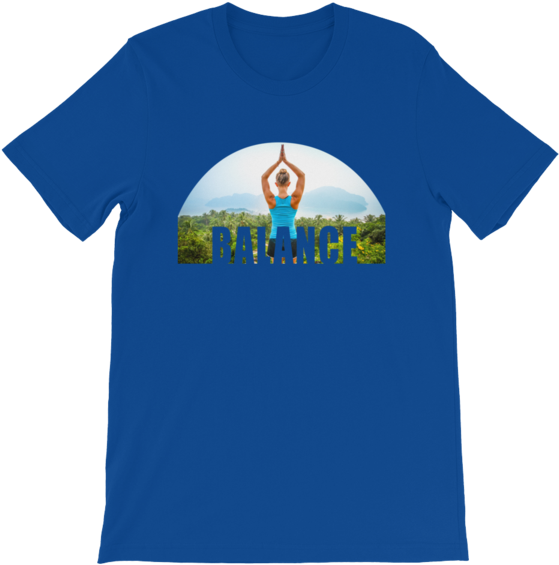 Balance Yoga Pose Graphic T-shirt - My Favorite People Call Me Mom Cute Mom Shirt Mother (600x600)