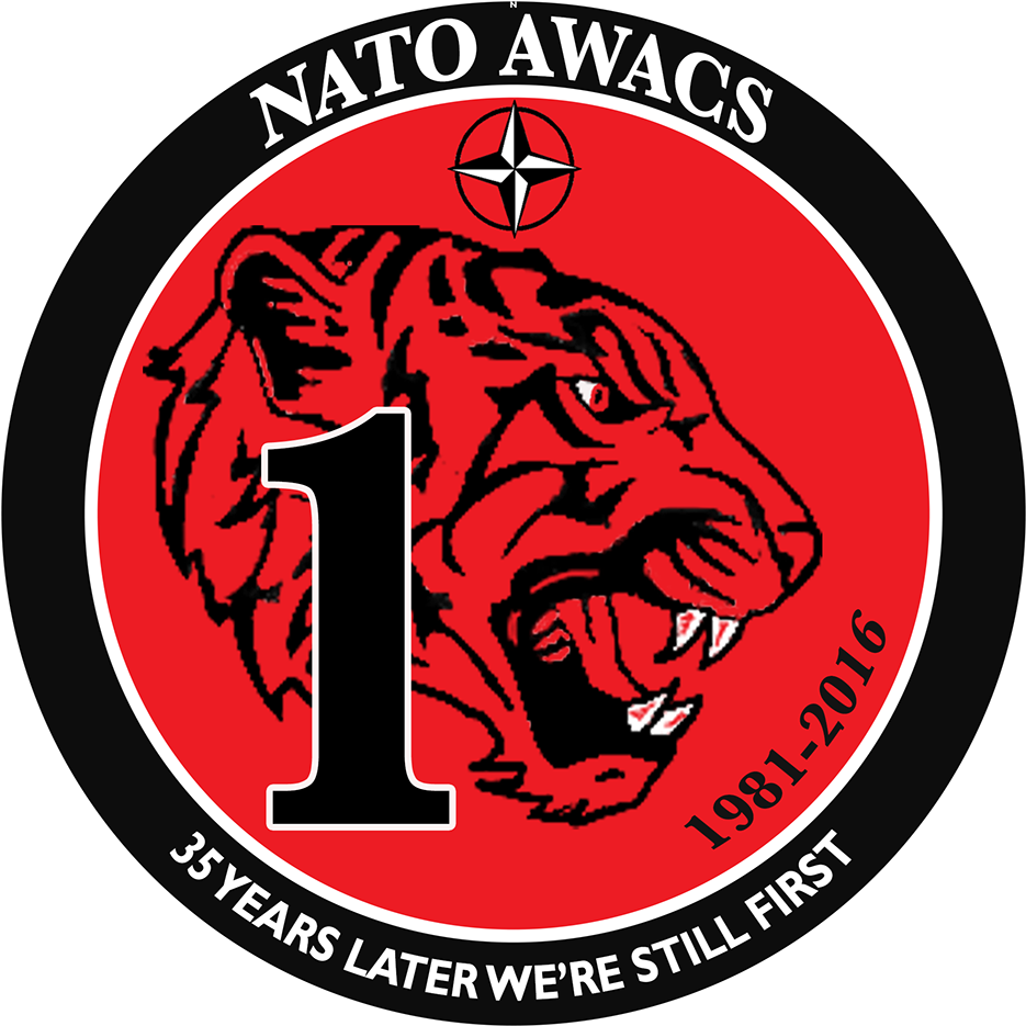 Celebrating Their 35th Anniversary, Nato Awacs Squadron - Portable Network Graphics (1400x1400)