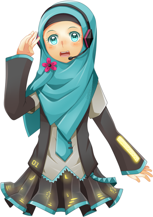 #i Like To Wear Hijab's Everyday Cause It's Make Me - Gaming Characters With Hijab (600x798)