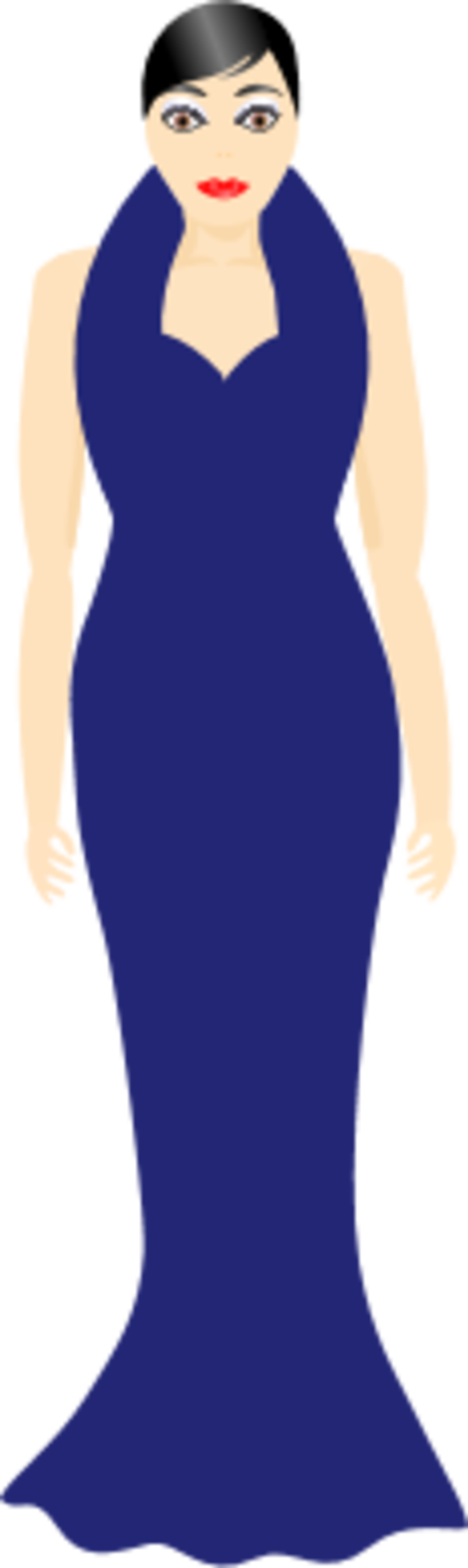 Woman Clipart Dress - Woman Clipart Dress (1697x2400)