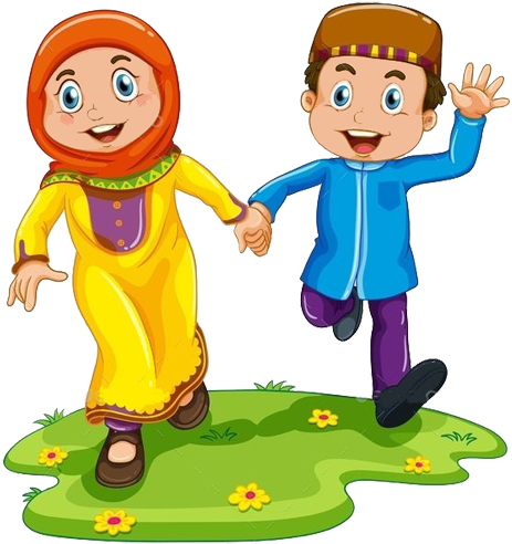 Islam Child Muslim - Freemuslim Kids Vector (490x523)