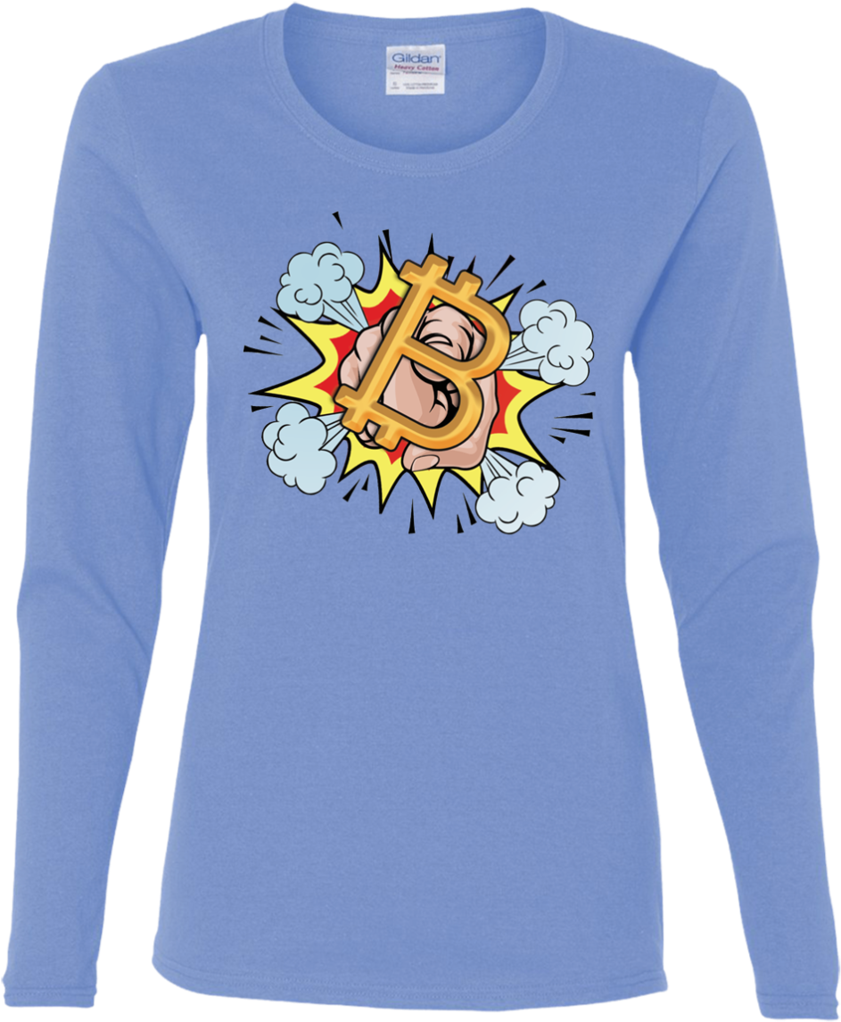 Crypto T-shirt Ls Women - Funny Hand Written - I Came. I Saw. I Made It Awkward. (1155x1155)