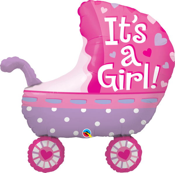 Balloon It's A Girl (600x591)