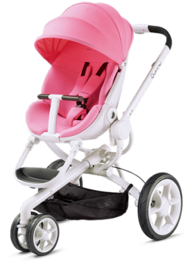 Quinny Moodd Pram - Quinny Moodd Stroller Pink (554x604)