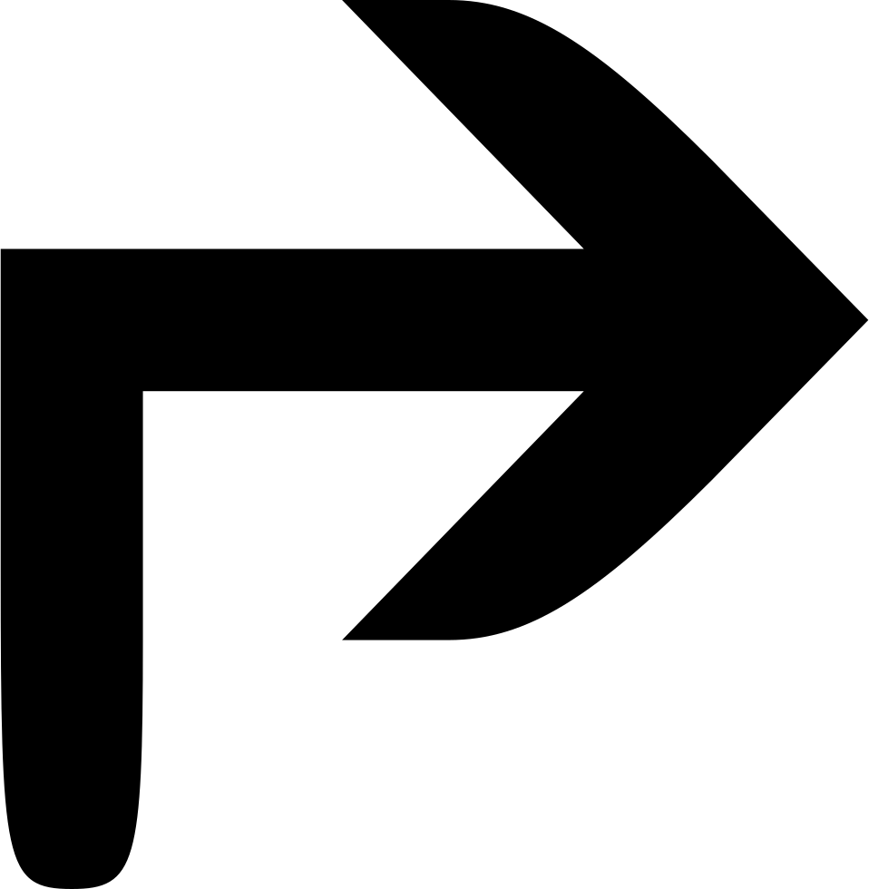 Arrow Corner Up Right Comments - Sign (958x980)