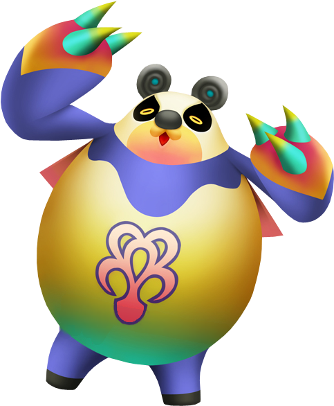 Kooma Panda - - Kingdom Hearts Kooma Panda (533x627)