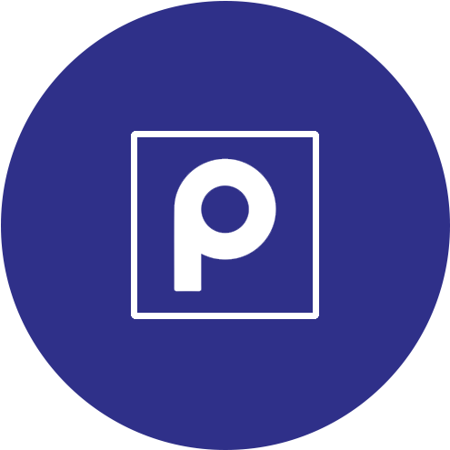 Blue Popmoney Logo Icon - Angel Tube Station (512x512)