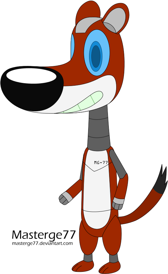Mg-77 The Robot Weasel By Masterge77 - Robot Weasel (556x900)