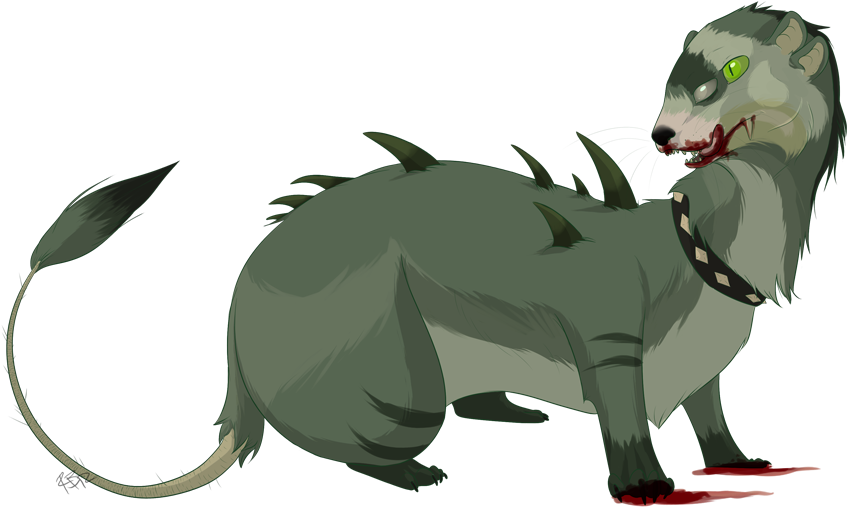 What A Weasel By Rodent-blood - Stoat (900x544)