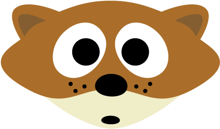 Weasel Mask Printable (500x500)