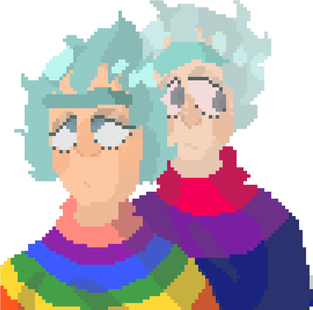 2 Gay Ricks That Love Each Other Very Much - Cartoon (1200x1200)