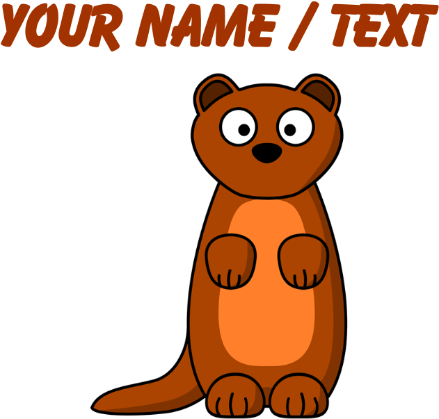 Custom Cartoon Weasel Shot Glass - Custom American Flag Gas Mask Skull Mousepad (700x700)