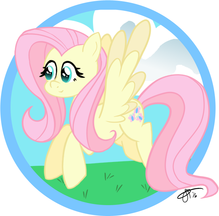 Gemstonetheunicorn, Fluttershy, Flying, Looking At - Illustration (979x819)